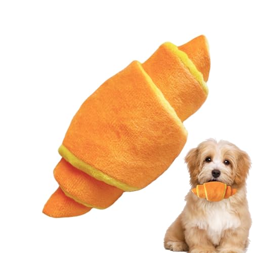 Proypiax Rätselspielzeug für Hunde behandeln, Hundekauenspielzeug | Weiche Croissant Form Welpe zahler Spielzeug,Plüschpuppen, Welpe -Zahnen -Accessoire zur Reduzierung der Langeweile, Verbesserung Proypiax Rätselspielzeug für Hunde behandeln, Hundekauenspielzeug | Weiche Croissant Form Welpe zahler Spielzeug,Plüschpuppen, Welpe -Zahnen -Accessoire zur Reduzierung der Langeweile, Verbesserung von Proypiax