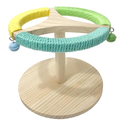 Proypiax Shotet Barches für Käfig, Vogelkäfig -Barsch | Hölzerner Papageienperch Interactive Shotes Toy | Rotierende Anreicherungsvogel -Käfigzubehör lustiges Übungsrad für Lovebirds von Proypiax