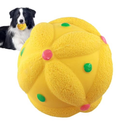Proypiax Unzerstörbare Hundebällchen, quietschende Hundeball | Hundequietschender Molarenball | Eingebautes Soundgerät Haustier-Zahnen-Spielzeug für mittelgroße und kleine Haustiere Proypiax Unzerstörbare Hundebällchen, quietschende Hundeball | Hundequietschender Molarenball | Eingebautes Soundgerät Haustier-Zahnen-Spielzeug für mittelgroße und kleine Haustiere von Proypiax