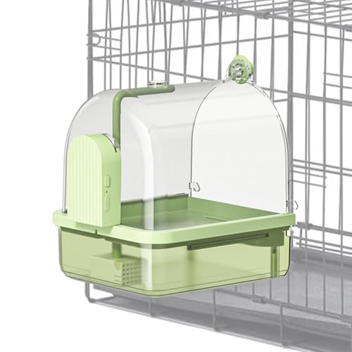 Proypiax Vogelbad Käfig | Wellensittich Badestation,Automatisches Kausicheres Bad Mit Sitzstange Und Spielbereich Zwei Modi Für Zucht Reise Ausstellung Außen Proypiax Vogelbad Käfig | Wellensittich Badestation,Automatisches Kausicheres Bad Mit Sitzstange Und Spielbereich Zwei Modi Für Zucht Reise Ausstellung Außen von Proypiax