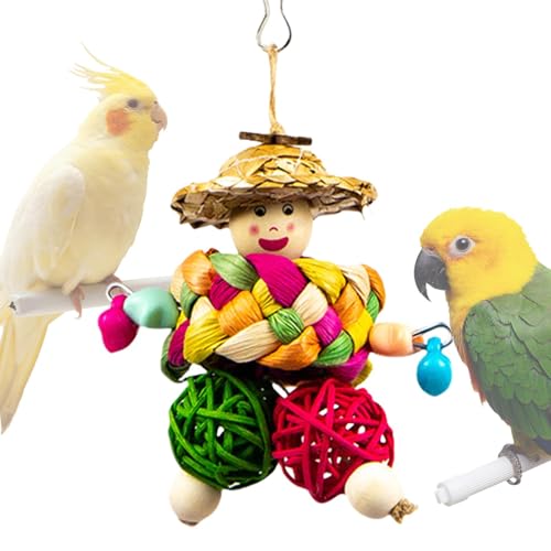 Proypiax Vogelspielzeug, Vogelkauspielzeug | Shotet Cage Bite Accessoires | Vogelpapagei Kautkauen beispielzeug für Cockatiels Cockatoos Conures Macaws und Haustier ähnlich großer Größe von Proypiax