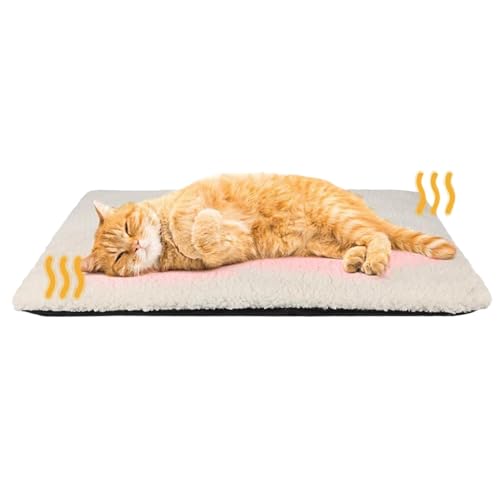 Proypiax Wärmendes Katzenbett, Heizkissen für Katzen - Selbsterhitzendes Wärmekissen für Haustierkatze - Thermo-Heizmatte für Haustiere, maschinenwaschbar für Reisen, Wandern, Camping, Picknicks Proypiax Wärmendes Katzenbett, Heizkissen für Katzen - Selbsterhitzendes Wärmekissen für Haustierkatze - Thermo-Heizmatte für Haustiere, maschinenwaschbar für Reisen, Wandern, Camping, Picknicks von Proypiax