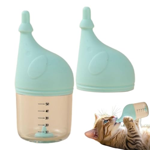 Proypiax Welpenflasche, Kätzchen -Fütterungsflasche,Tragbare Kätzchen Pflegewasserflasche | Anti-Choking-Haustier-Fütterungsnippel, Welpenmilchfuttermittel, kleine Hundefuttermittel für kleine Tiere von Proypiax