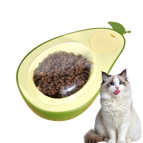 Proypiax Welpenfutterschale, Kätzchenfutterschale,690 ml Doppelhund Avocado Form Wasserschale - Anti-Choking-Katzen-Lebensmittel-Utensilien, Großkaliber-Haustiervorräte für Innenkatzen Proypiax Welpenfutterschale, Kätzchenfutterschale,690 ml Doppelhund Avocado Form Wasserschale - Anti-Choking-Katzen-Lebensmittel-Utensilien, Großkaliber-Haustiervorräte für Innenkatzen von Proypiax