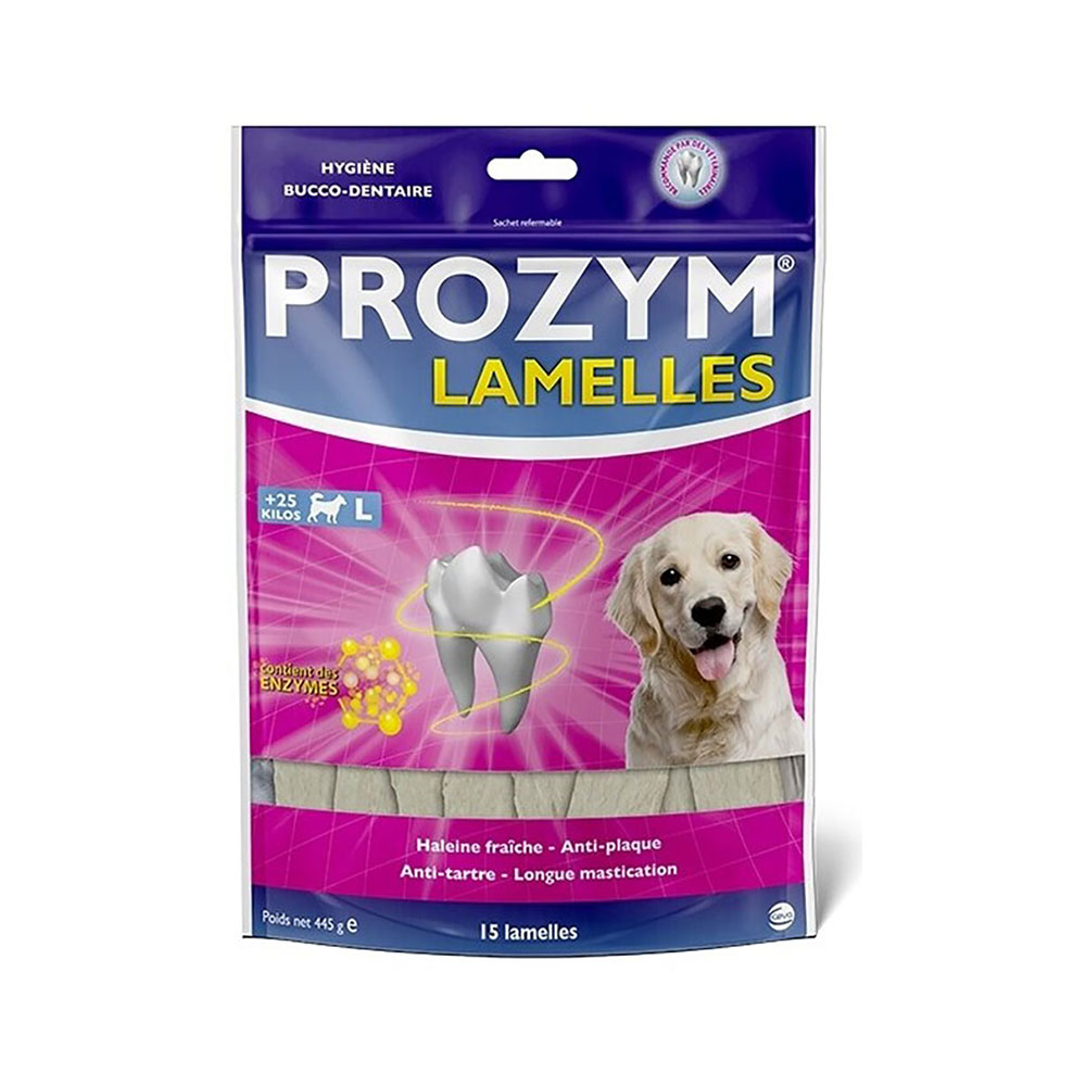 Prozym Canin Lamelles - für große Hunde (> 25 kg), 15 Stück von Prozym