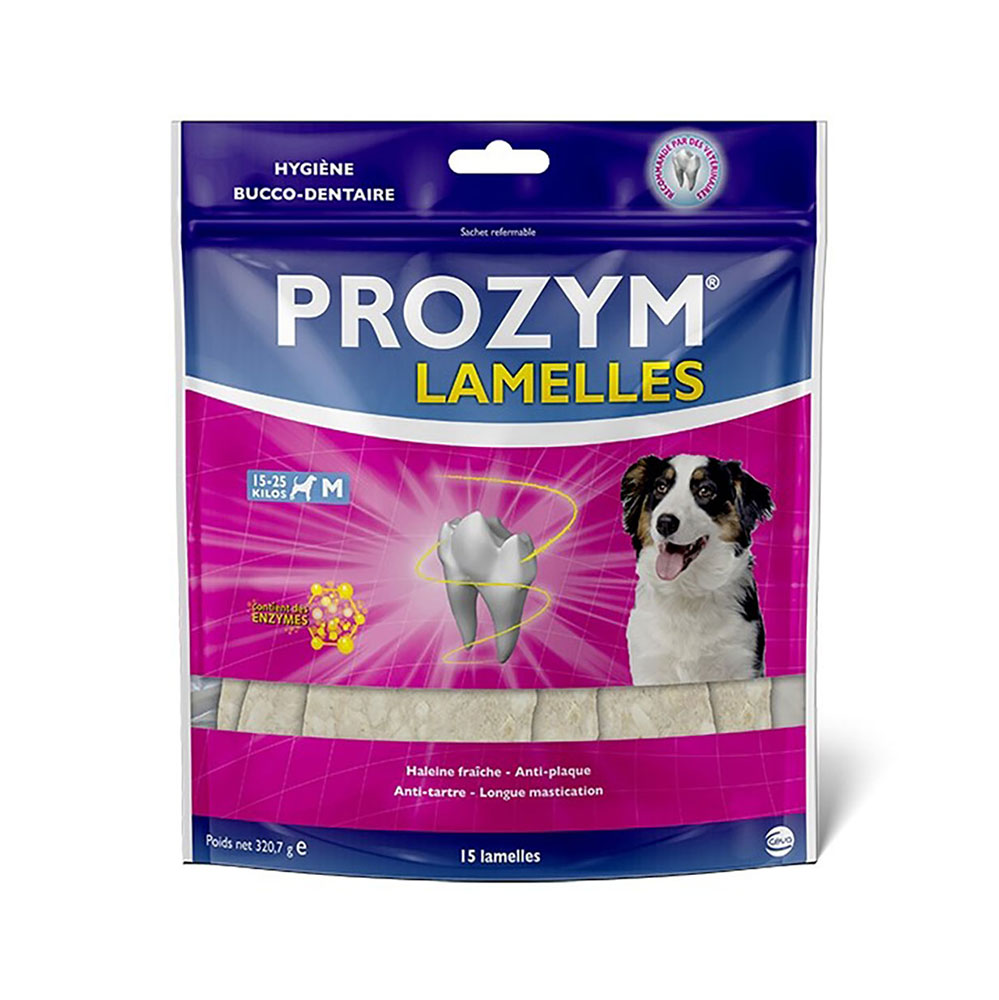 Prozym Canin Lamelles - für mittelgroße Hunde (15 - 25 kg), 15 Stück von Prozym