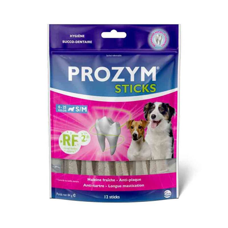 Prozym RF2 Sticks - für kleine und mittelgroße Hunde (0-25 kg), 12 Stück von Prozym