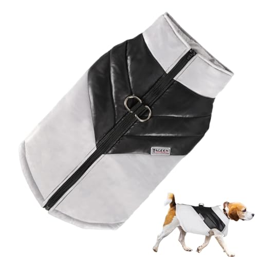 Pruojhw Daunenmantel für Hunde, Winterjacke für Hunde | warme Jacken für Hunde aus Baumwolle, Weihnachtsweste für Hunde, Daunenjacke für kleine Hunde mit 2D-Ring, Pullover mit Reißverschluss für Hunde Pruojhw Daunenmantel für Hunde, Winterjacke für Hunde | warme Jacken für Hunde aus Baumwolle, Weihnachtsweste für Hunde, Daunenjacke für kleine Hunde mit 2D-Ring, Pullover mit Reißverschluss für Hunde von Pruojhw