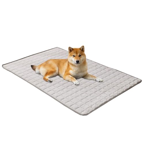 Pruojhw Haustier Kühlmatte - Kühle Unterlage Für Hunde,wasserdichte Kühlunterlage 68x48 cm rutschfest Für Welpen Heißes Wetter Reise Drinnen Draußen Garten Transportbox Camping von Pruojhw