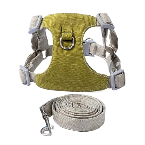 Pruojhw Hundegeschirr Mit Westen,Hundegeschirr Mit Führleine - Verstellbares Westen-Design Mit Griff Zur Leichten Kontrolle, Atmungsaktive Oxford-Stoff Ausrüstung Für Spaziergang Und Training Pruojhw Hundegeschirr Mit Westen,Hundegeschirr Mit Führleine - Verstellbares Westen-Design Mit Griff Zur Leichten Kontrolle, Atmungsaktive Oxford-Stoff Ausrüstung Für Spaziergang Und Training von Pruojhw