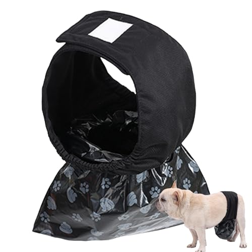 Pruojhw Hundewindeln - Klein Für Rüden Windeleinlagen - Verstellbare Trainingsunterlagen Mit Ersatz Müllbeuteln Für Welpen Indoor Outdoor Spaziergang Reise Wohnung Auto Picknick von Pruojhw