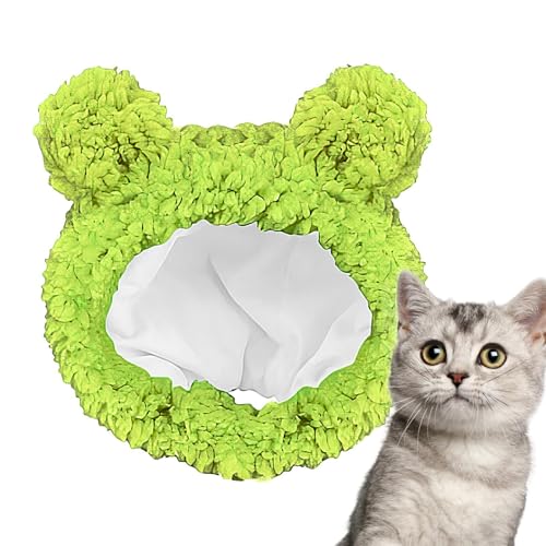 Pruojhw Kostümhut für Katzen, Haustierbärenkostüm | Verstellbare weiche Kopfbedeckung für kleine Haustiere, Bärenmütze,Niedliche Plüsch-Haustiermütze, Katzenkopfbedeckung, Haustierkopfbedeckung, Pruojhw Kostümhut für Katzen, Haustierbärenkostüm | Verstellbare weiche Kopfbedeckung für kleine Haustiere, Bärenmütze,Niedliche Plüsch-Haustiermütze, Katzenkopfbedeckung, Haustierkopfbedeckung, von Pruojhw