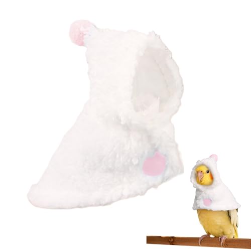 Pruojhw Warmer enmantel, Winterenkleidung - Plüschvogeltuch Warmer Vogelmantel,Cosplay süße Foto Requisiten Winter Vogel Kostüm für Mynah & Nymphensittich von Pruojhw