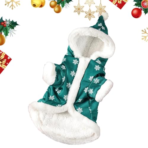 Pruojhw Winterkleidung für Hunde, gepolsterter Hundemantel - Weihnachten Dicke Winter warme Hundeweste | Warmer, gepolsterter Hundemantel aus Baumwolle, dick gepolsterte Weste, Hundebedarf für von Pruojhw