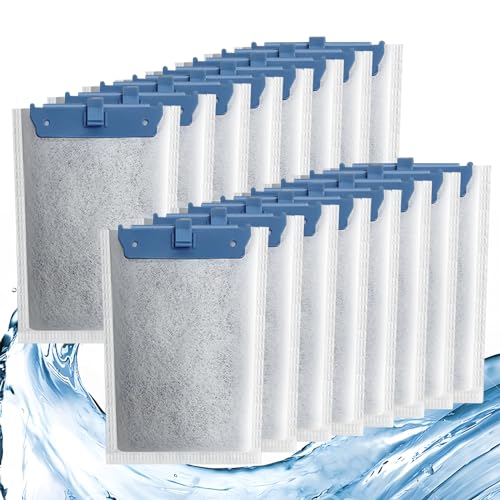 Filterkartusche für Tetra Whisper Bio-Bag Filter, mittlere Ersatz-Filterkartuschen für Aquarien, kompatibel mit Tetra Whisper Filtern 10i / IQ10 / PF10 und 20 Gallonen ReptoFilter von Pryitier