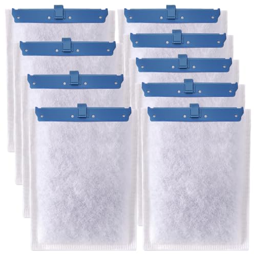 Filterkartuschen für Whisper Bio-Bag Filter, große Aquarium-Ersatzfilterkartuschen für Whisper Filter 20i, 40i/IQ20, 30, 45, 60/PF20, 30, 40, 60 und ReptoFilter, 9 Stück von Pryitier