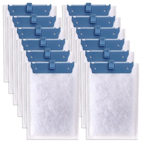 Filterkartuschen kompatibel mit Whisper Bio-Bag Filtern 10i/IQ10/PF10, mittlere Ersatz-Filterkartuschen für Aquarien, kompatibel mit ReptoFilte 20 Gallonen (90 GPH) von Pryitier