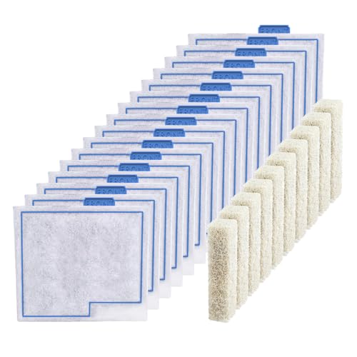 Mittelgroße Filterkartusche, Ersatz kompatibel mit Aqueon QuietFlow LED PRO Power Filter Größe 10/Power Filter Größe 10/E Interner Powerfilter Größe 20 (16+10 Counts Ammoniakreduzier-Filterpads) Mittelgroße Filterkartusche, Ersatz kompatibel mit Aqueon QuietFlow LED PRO Power Filter Größe 10/Power Filter Größe 10/E Interner Powerfilter Größe 20 (16+10 Counts Ammoniakreduzier-Filterpads) von Pryitier