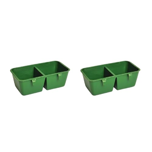 Psdndeww Becher für Käfig, zum Aufhängen, 2 Wasser-Futterschalen für Geflügel, Fütterungsbecher für Käfig Psdndeww Becher für Käfig, zum Aufhängen, 2 Wasser-Futterschalen für Geflügel, Fütterungsbecher für Käfig von Psdndeww