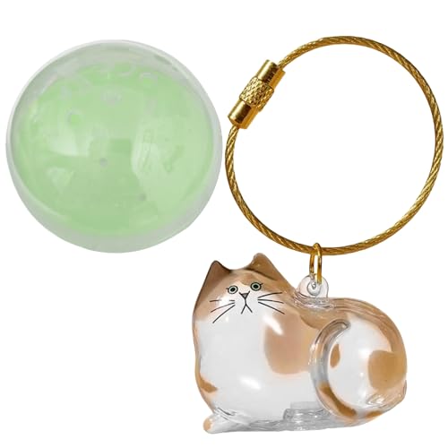 Psdndeww Gedenkkatze Haarspeicherschlüsselkette Mit Kätzchen Form Gedenkfabrik Ideal Für Heimauto Und Außenverwaltung. Verwenden Sie Katzen Hair Memorial Keychain von Psdndeww