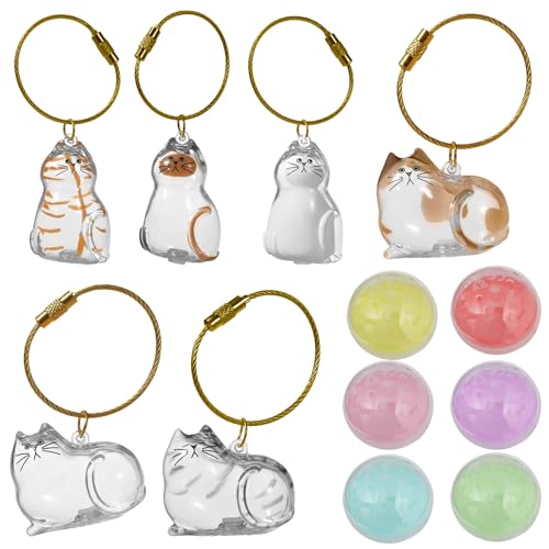 Psdndeww Gedenkkatze Haarspeicherschlüsselkette Mit Kätzchen Form Gedenkfabrik Ideal Für Heimauto Und Außenverwaltung. Verwenden Sie Katzen Hair Memorial Keychain von Psdndeww