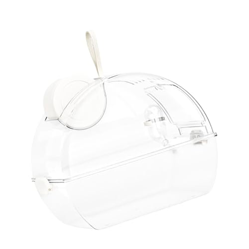 Psdndeww Hamsterkäfig für Kleintiere, mit Wasserspender für Reisen, Outdoor, tragbar, transparent Psdndeww Hamsterkäfig für Kleintiere, mit Wasserspender für Reisen, Outdoor, tragbar, transparent von Psdndeww