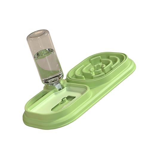 Psdndeww Hundenapf Futter Leckerli Feeder mit Wasserspender Langsame Fütterung Schüssel für Katzen Verdauungsfutter Futterspender Bewässerungsversorgung Psdndeww Hundenapf Futter Leckerli Feeder mit Wasserspender Langsame Fütterung Schüssel für Katzen Verdauungsfutter Futterspender Bewässerungsversorgung von Psdndeww