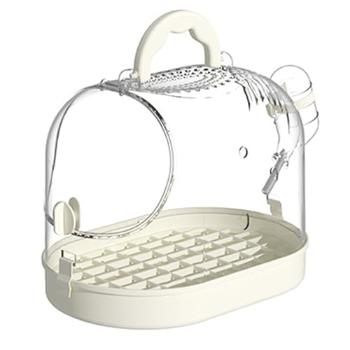 Psdndeww Tragetasche für kleine Papageien, einfach zu transportieren, für Kinder, Outdoor, transparente Papageien-Tragetasche von Psdndeww