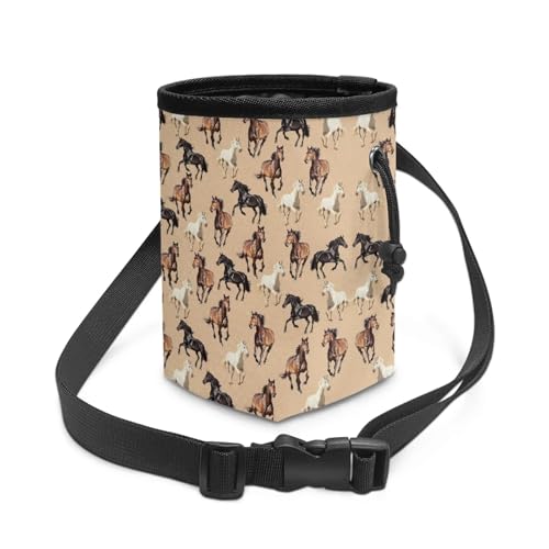 Psesaysky Hundetrainingstasche mit Pferdemuster, vielseitig einsetzbar, Taschengröße, für Haustierfutter, Snack, Belohnungstasche für Haustiere, Welpen, Reisen oder den Einsatz im Freien Psesaysky Hundetrainingstasche mit Pferdemuster, vielseitig einsetzbar, Taschengröße, für Haustierfutter, Snack, Belohnungstasche für Haustiere, Welpen, Reisen oder den Einsatz im Freien von Psesaysky