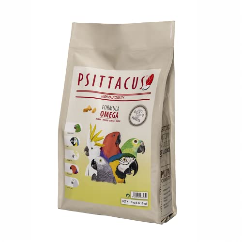 PSITTACUS Omega | Startfutter für Papageien und Pittaiden | 3 kg von Psittacus