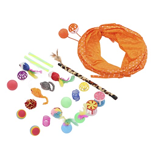 Pssopp 22 STÜCKE Katzenspielzeug Kätzchen Spielzeug Sortimente Katzentunnel Interaktives Katzenfederspielzeug Flauschige Maus Spielzeug Bälle und Glocken Spielzeug Pssopp 22 STÜCKE Katzenspielzeug Kätzchen Spielzeug Sortimente Katzentunnel Interaktives Katzenfederspielzeug Flauschige Maus Spielzeug Bälle und Glocken Spielzeug von Pssopp