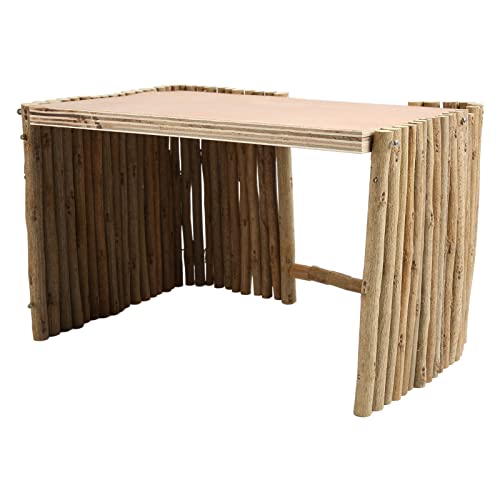 Applewood Kleines Haustier -Versteck, Hamster Kaninchengehäuse, Atmungsaktive Hütte mit Eingang und Ausgang für Meerschweinchen -Chinchilla Applewood Kleines Haustier -Versteck, Hamster Kaninchengehäuse, Atmungsaktive Hütte mit Eingang und Ausgang für Meerschweinchen -Chinchilla von Pssopp