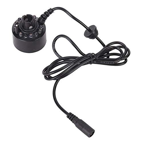 Aquarium Nebelhersteller Licht 12 LED Ultraschall Nebel Hersteller LED Beleuchtung Teich Brunnen Nebel Hersteller(EU Plug) von Pssopp