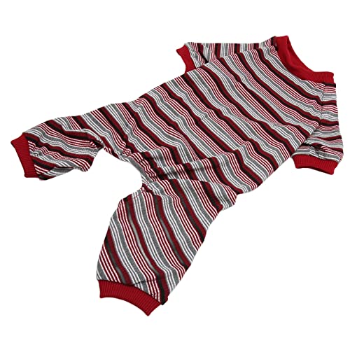 Einteiler für Hunde postoperativer Pyjama Hund Schlafanzug Welpen Genesungsanzug Allergien Anti Lecken Wundschutz für Kleine Mittelgroße Katzen Hunde (L) von Pssopp