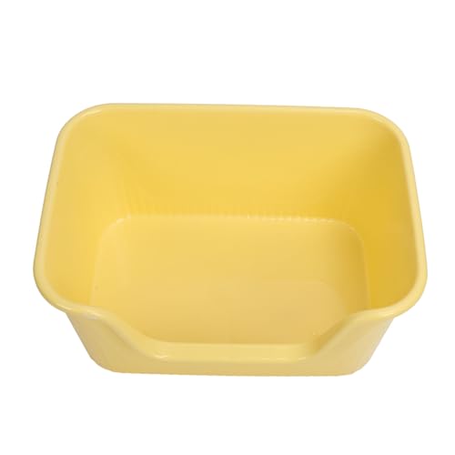 Extra Große Katzentoilette mit Hohen Seiten, Spritzwassergeschützt, Rillendesign, Leicht zu Reinigen, Stilvolles Aussehen, 15 cm Große, Seitlich öffnende Tür, Geräumiges Design Extra Große Katzentoilette mit Hohen Seiten, Spritzwassergeschützt, Rillendesign, Leicht zu Reinigen, Stilvolles Aussehen, 15 cm Große, Seitlich öffnende Tür, Geräumiges Design von Pssopp