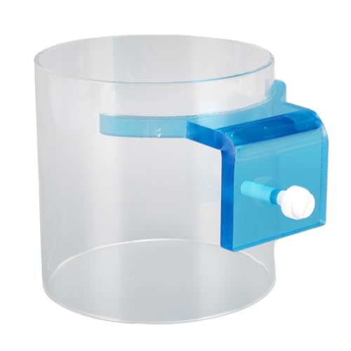 Fischfutterring, Erhöhter, Klarer Acryl-Aquarium-Kreisring, Schwimmende Lebensmittelschutzabdeckung, Tablett-Futterstation mit Transparentem Design, Aquarium-Futterstation für (L Fischfutterring, Erhöhter, Klarer Acryl-Aquarium-Kreisring, Schwimmende Lebensmittelschutzabdeckung, Tablett-Futterstation mit Transparentem Design, Aquarium-Futterstation für (L von Pssopp