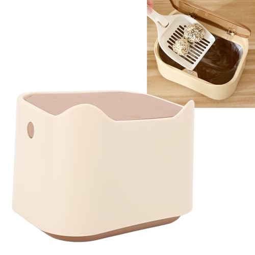 Geschlossener Katzenstreu-Mülleimer, Geteiltes und Gepresstes Deckeldesign, Stilvolles Erscheinungsbild, Mehrzweck-Mini-Katzenabfall-Mülleimer für den Heimgebrauch Geschlossener Katzenstreu-Mülleimer, Geteiltes und Gepresstes Deckeldesign, Stilvolles Erscheinungsbild, Mehrzweck-Mini-Katzenabfall-Mülleimer für den Heimgebrauch von Pssopp