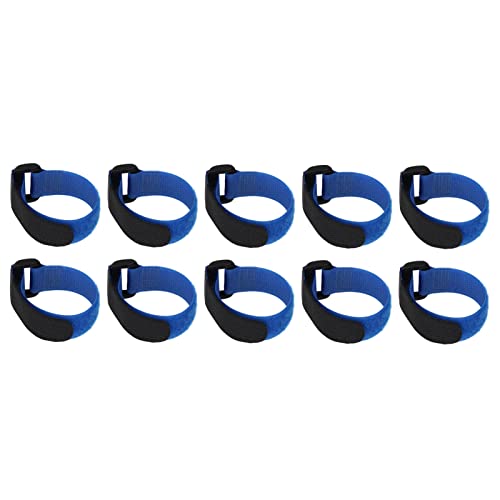 Hahnhalsband, 10 Stück, Keine Krähe, Verstellbares Hühnerhalsband, Hahnhalsband, Verhindert, DASS Hühner Schreien und Nachbarn Stören (Blue) von Pssopp