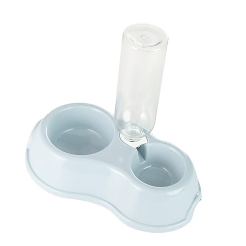 Haustier-Doppelnapf, Automatische Wassernachfüllung, Großes Fassungsvermögen, Futternapf-Set für Katzen, Kunststoff Grau, Mehrzweck-Design 2 in 1 Haustier-Doppelnapf, Automatische Wassernachfüllung, Großes Fassungsvermögen, Futternapf-Set für Katzen, Kunststoff Grau, Mehrzweck-Design 2 in 1 von Pssopp