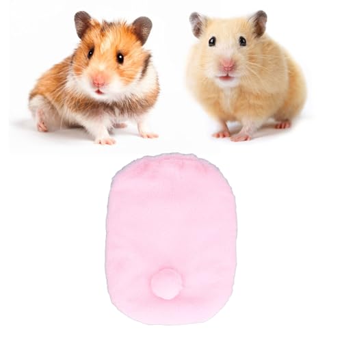 Haustier-Plüschunterlage, Hautfreundliches Fleece-Haustierkissen mit Doppeltem Verwendungszweck, Bettmatte, Katzenbett-Matratze für Kleine Hunde, Katzen, Welpen (PINK) von Pssopp