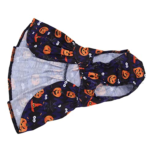 Pssopp Haustierkleidung, Leicht zu Reinigender Haustier-Halloween-Rock, Helle Farben, Weich, Modisch für Kleine Hunde (S) von Pssopp