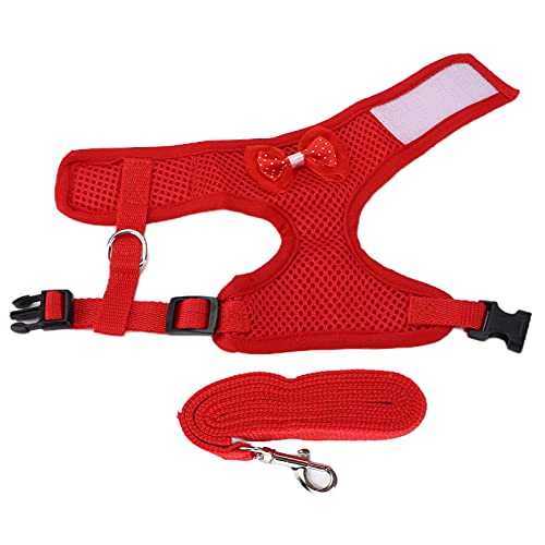 Hen Pet Vest, Pet Vest Nylon Gurtband für Outdoor für Yard(m, rot) von Pssopp