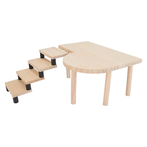 Pssopp Holzhamsterplattform, Süßes Design mit Treppen, Einfache für Hamster, Meerschweinchen und Andere Haustiere von Pssopp
