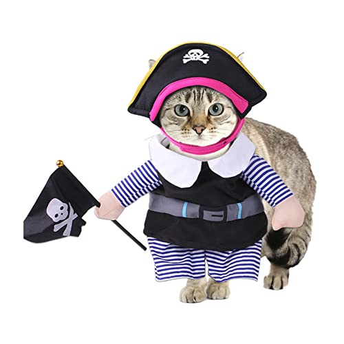 Pssopp Hunde Piraten Kostüm lustiges süßes Haustier Hund Katze Piratenkleidung Anzug Haustier Halloween Weihnachten Cosplay Kleid Party Bekleidung Kleidung für Katze Hund Plus Hut S Pssopp Hunde Piraten Kostüm lustiges süßes Haustier Hund Katze Piratenkleidung Anzug Haustier Halloween Weihnachten Cosplay Kleid Party Bekleidung Kleidung für Katze Hund Plus Hut S von Pssopp