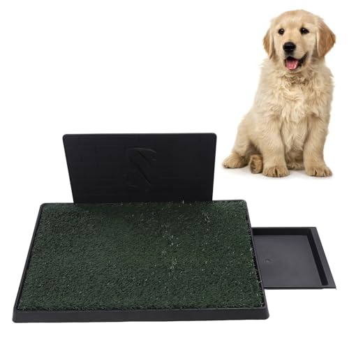 Pssopp Hundegras-PIPI-Pad, Leicht zu Reinigen, für den Innenbereich, Hunde-Töpfchen-Pad, Wiederverwendbare Kunstgras-Schublade, Hunde-WC-Grasmatte, Haustier-Urin-Pad, (Große Größe mit Pssopp Hundegras-PIPI-Pad, Leicht zu Reinigen, für den Innenbereich, Hunde-Töpfchen-Pad, Wiederverwendbare Kunstgras-Schublade, Hunde-WC-Grasmatte, Haustier-Urin-Pad, (Große Größe mit von Pssopp
