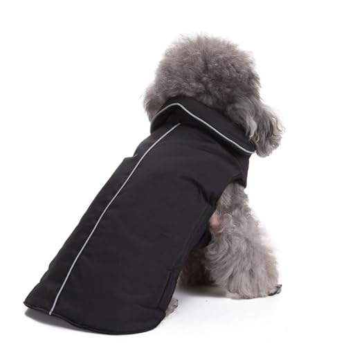 Hundejacke, Wasserdicht, für Hunde, Warm, für den Außenbereich, Reflektierend, Winter-Hundekleidung für Hunde, Drinnen und Draußen, Camping, Wandern (S) von Pssopp