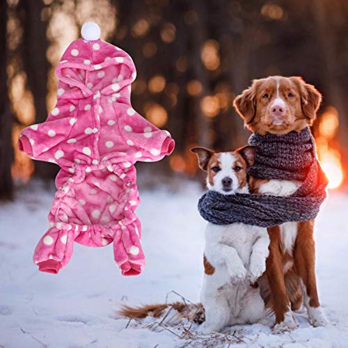 Hundekleidung, Hunde-Kapuzenpullover, Warme Haustierkleidung, Herbst-Winter-Haustierkleidung, Kleine Hundekleidung für Katzen und Hunde (XXL) von Pssopp