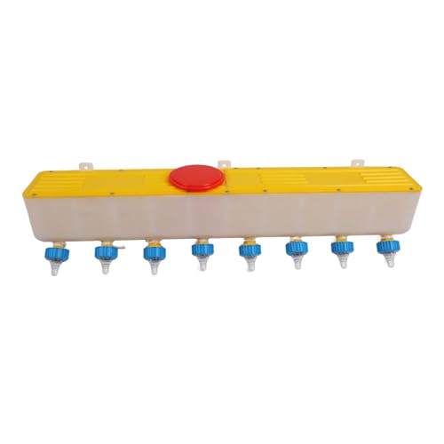 Kälber-Ziegenmilch-Futterspender, 10 L, 8 Nippel, Lammmilch-Futtereimer, Schafmilch-Futtereimer für Stillende Tiere, Lämmer Kälber-Ziegenmilch-Futterspender, 10 L, 8 Nippel, Lammmilch-Futtereimer, Schafmilch-Futtereimer für Stillende Tiere, Lämmer von Pssopp