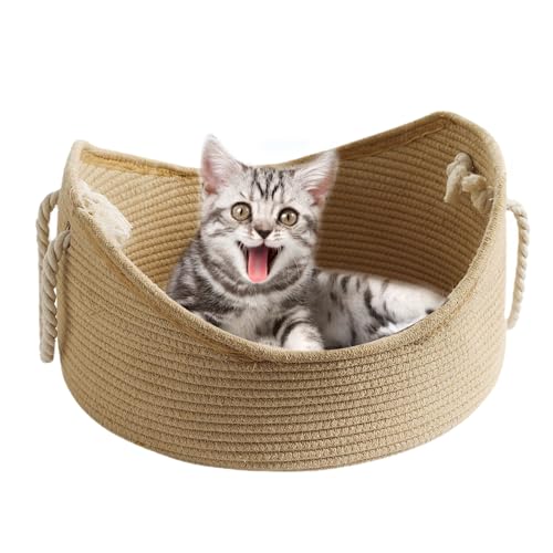 Pssopp Katzenkratzliege, Wellpappe Kratzbrett Haus Katzenkratzschale für Katzenschleifkralle von Pssopp