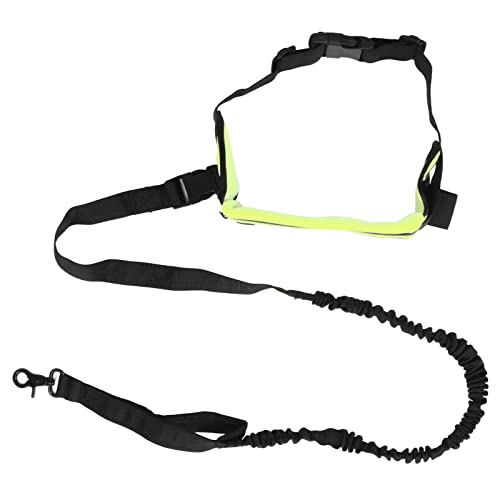 Pssopp Laufhalsband für Hunde, Reflektierendes, Freihändiges Hundehalsband, Sicherheit, Einstellbar für Lauftraining (Leuchtendes Grün) von Pssopp